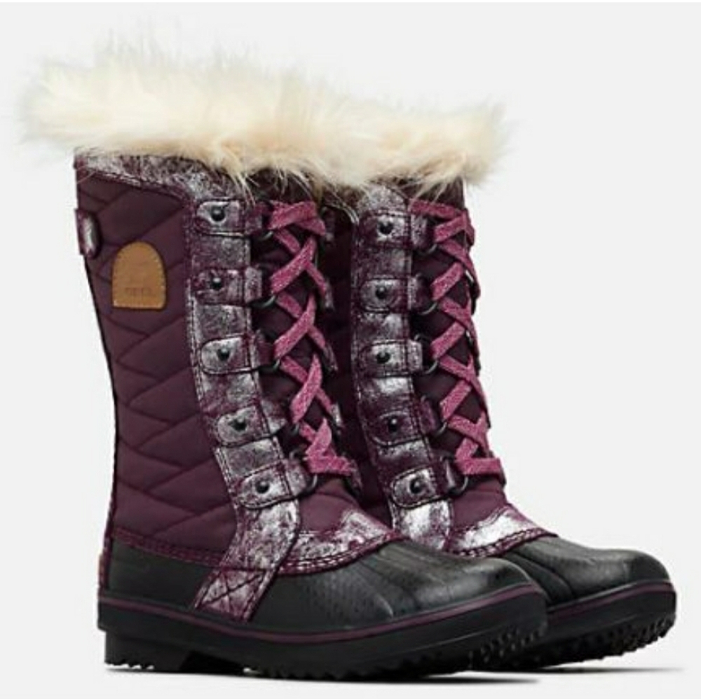 Sorel TOFINO II KIDS girls fur winter snow waterproof 4